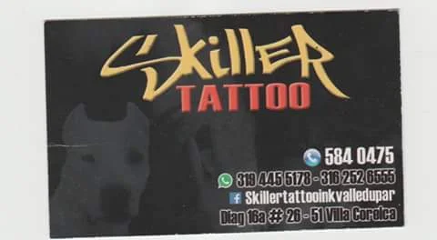 Skiller tattoo Ink tattoo shop in Valledupar
