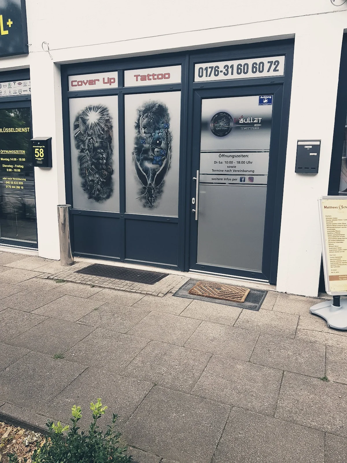 Live Bullet Tattoo tattoo shop in Wandsbek, HH