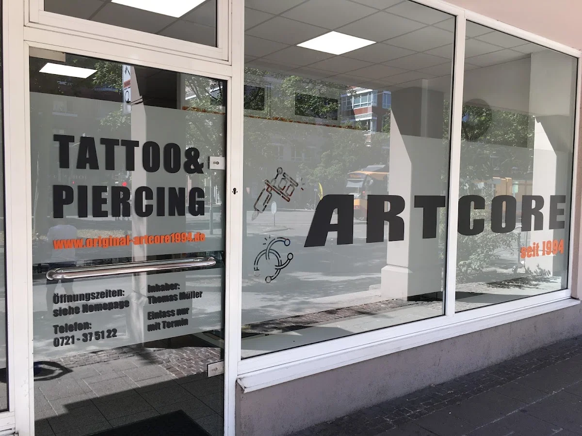 Artcore Piercing & Tattoo tattoo shop in Karlsruhe, BW