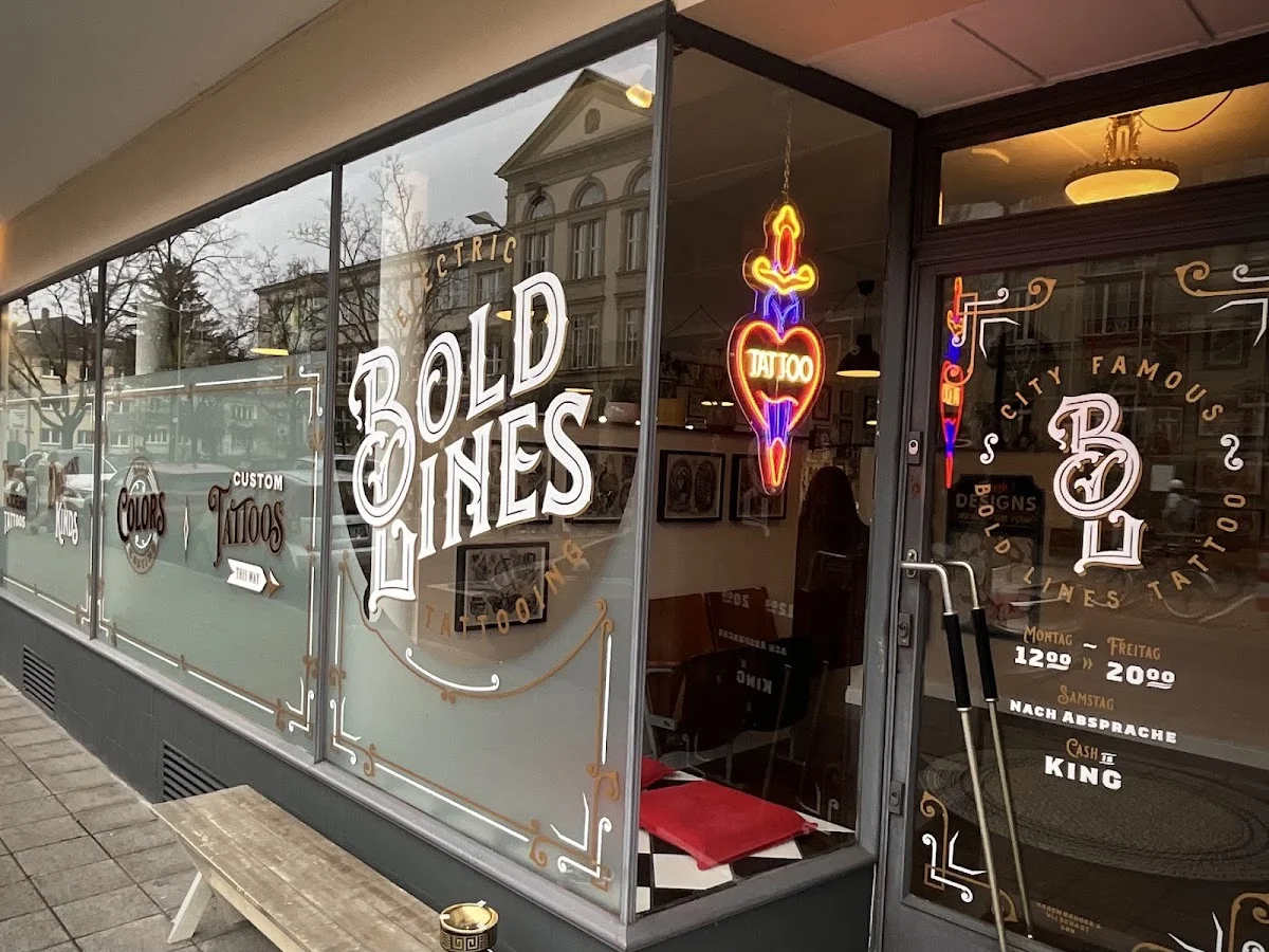 BOLD LINES TATTOO & PIERCING tattoo shop in Karlsruhe, BW
