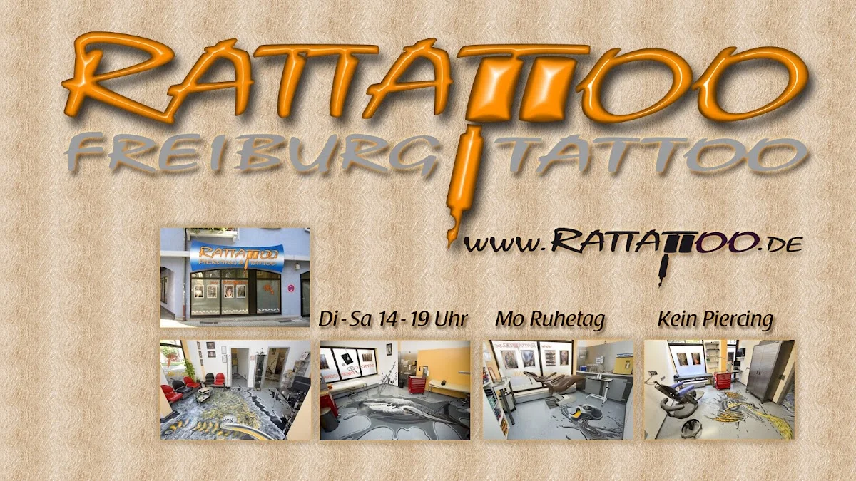Rattattoo # piercing and tattoo studio tattoo shop in Freiburg, BW