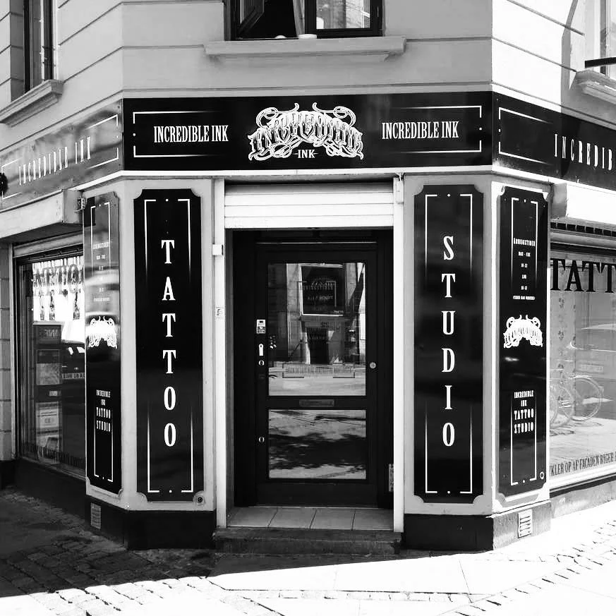 Incredible Ink tattoo shop in Copenhagen