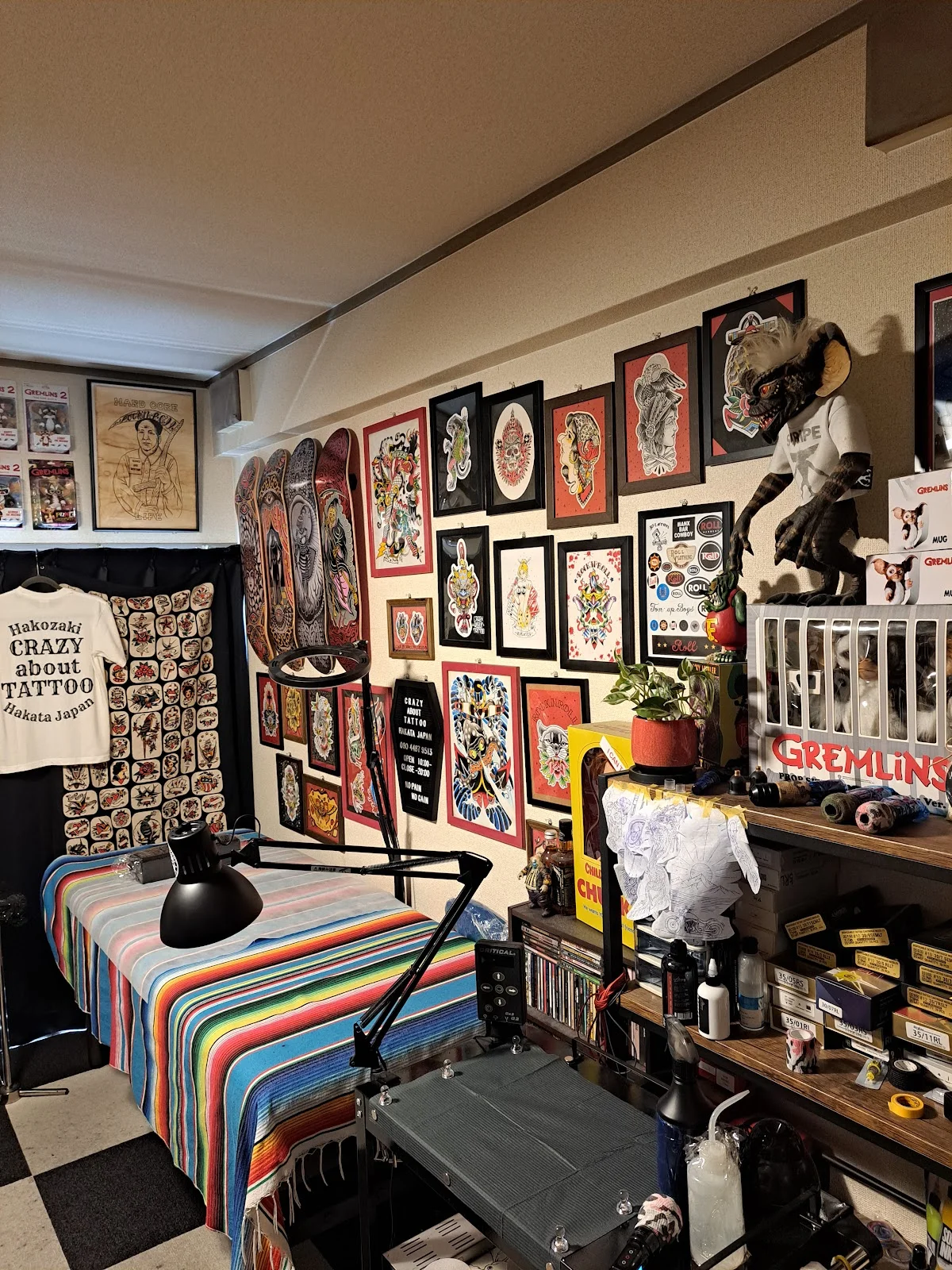 crazy-about-tattoo tattoo shop in Fukuoka