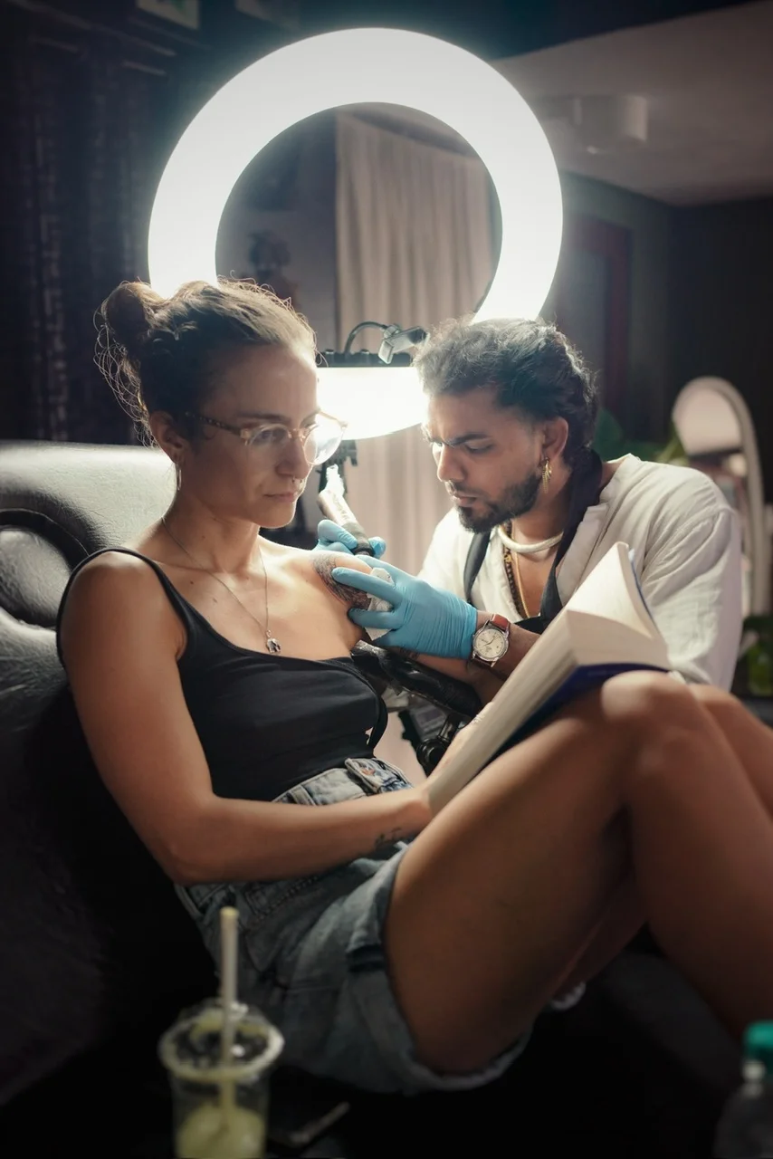 Man Machine Tattoo & body piercing tattoo shop in Kochi