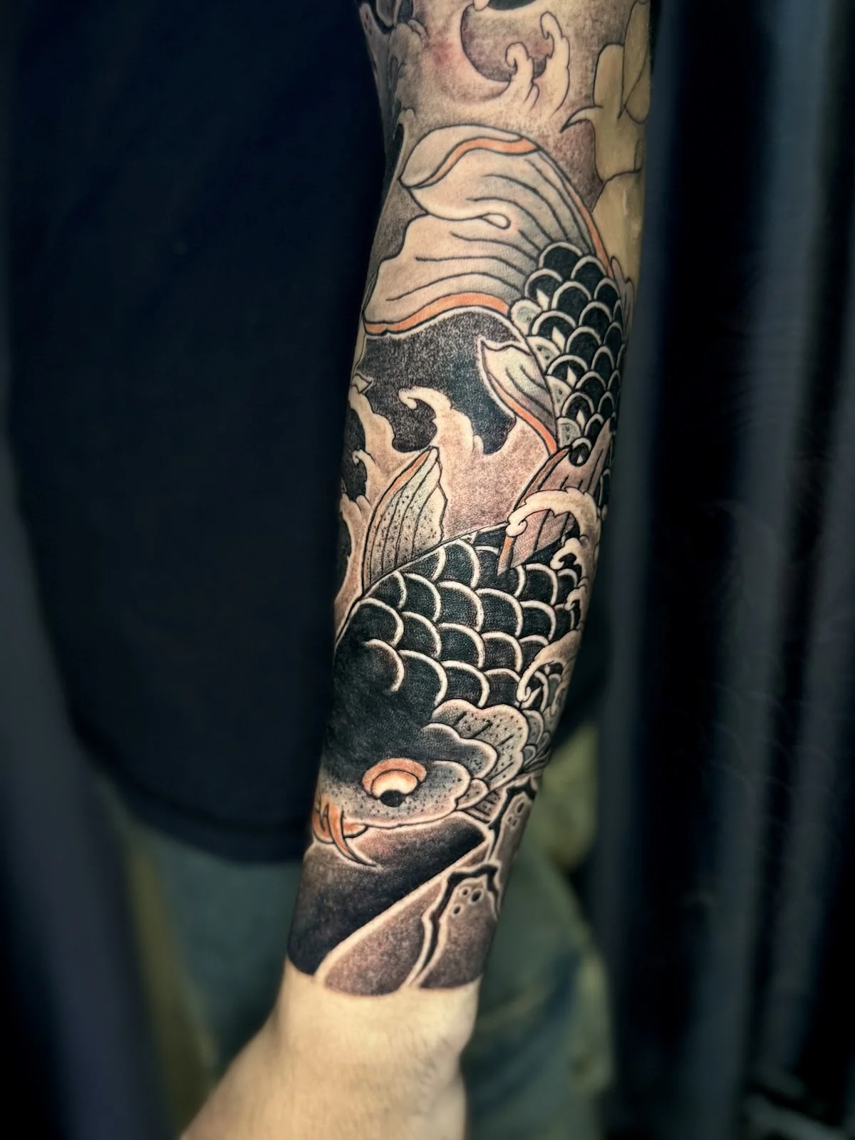 สักลายสายลำ tattoo by moss photo