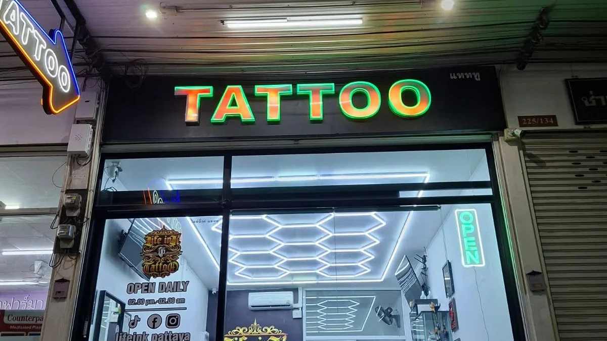 Life Ink Tattoo Thailand tattoo shop in Chon Buri