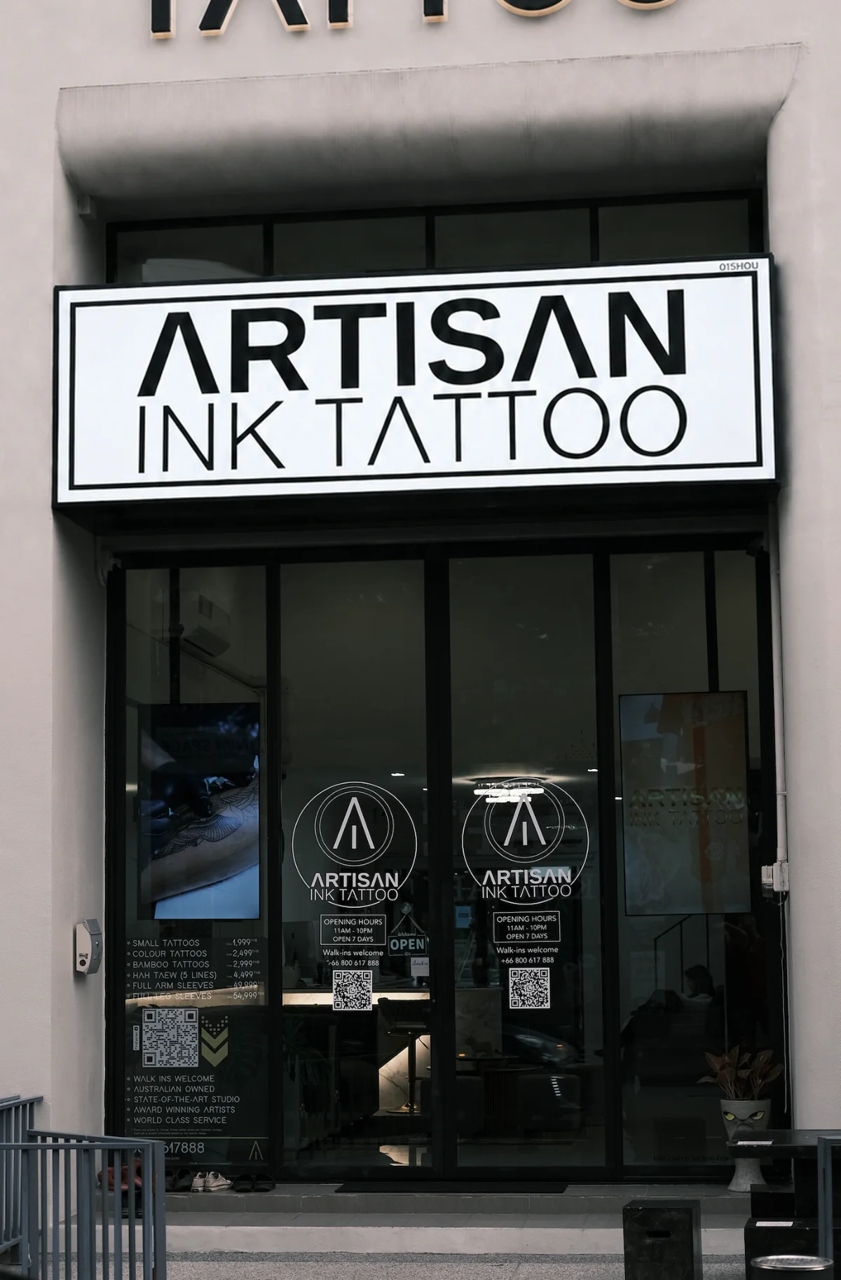 ARTISAN INK TATTOO CHIANG MAI tattoo shop in Chiang Mai
