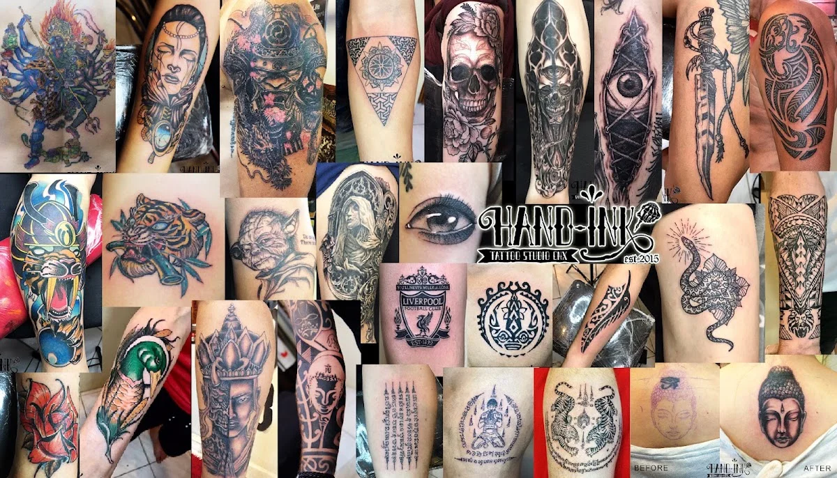 Hand-ink tattoo studio cnx tattoo shop in Chiang Mai