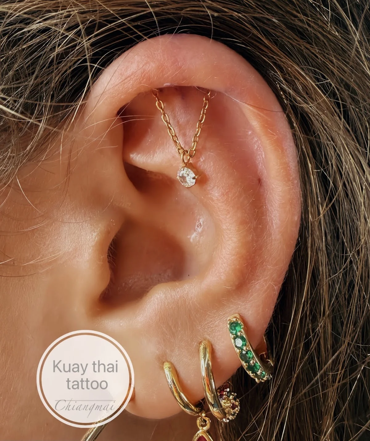 Kuay Thai Tattoo and body piercing tattoo shop in Chiang Mai