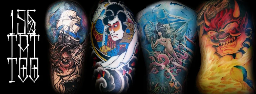 196tattoo สักลาย เมืองทองธานี T4 tattoo shop in Pak Kret