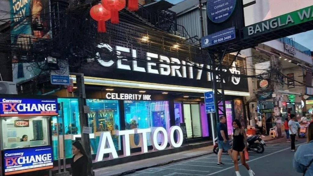 Celebrity Ink Phuket tattoo shop in Si Racha