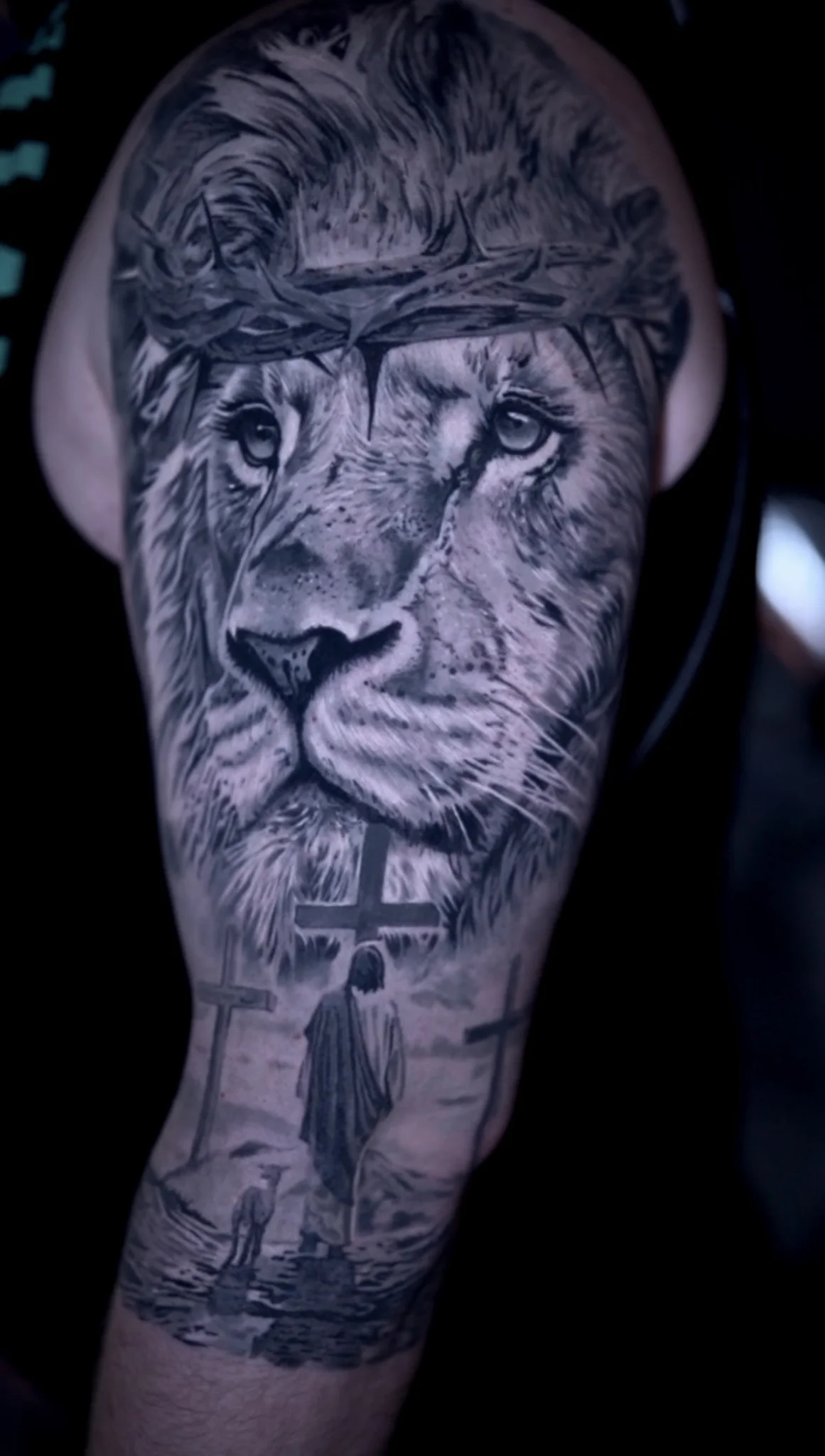 GRAY WOLF TATTOO photo