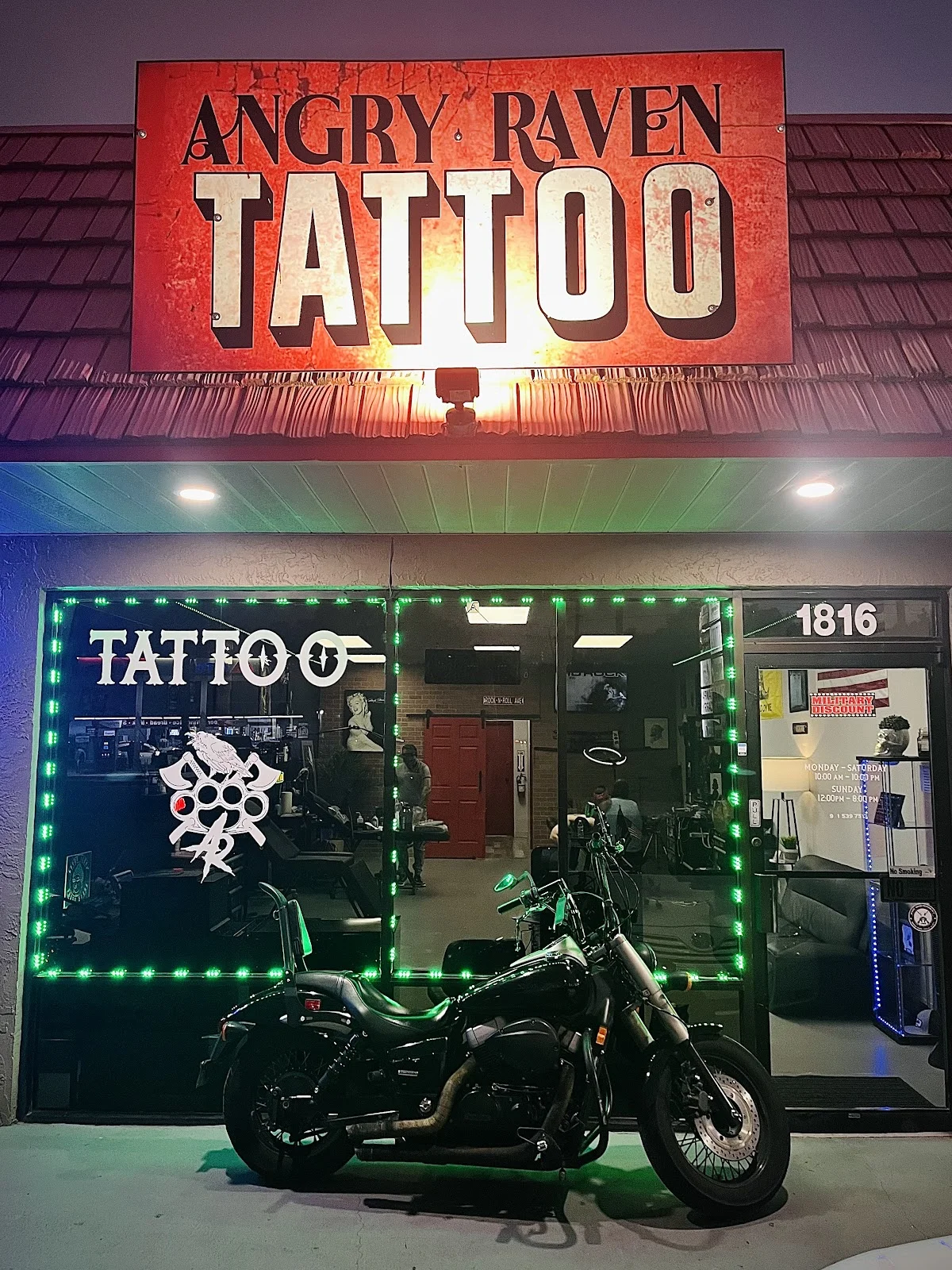 Angry Raven Tattoo tattoo shop in Tampa, FL