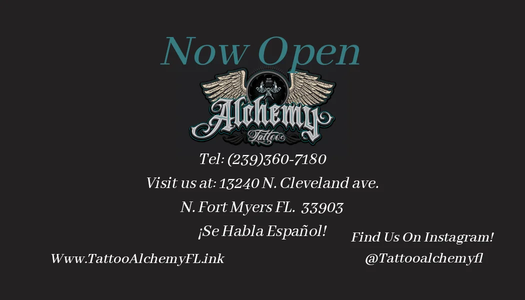 Tattoo Alchemy tattoo shop in Fort Myers, FL