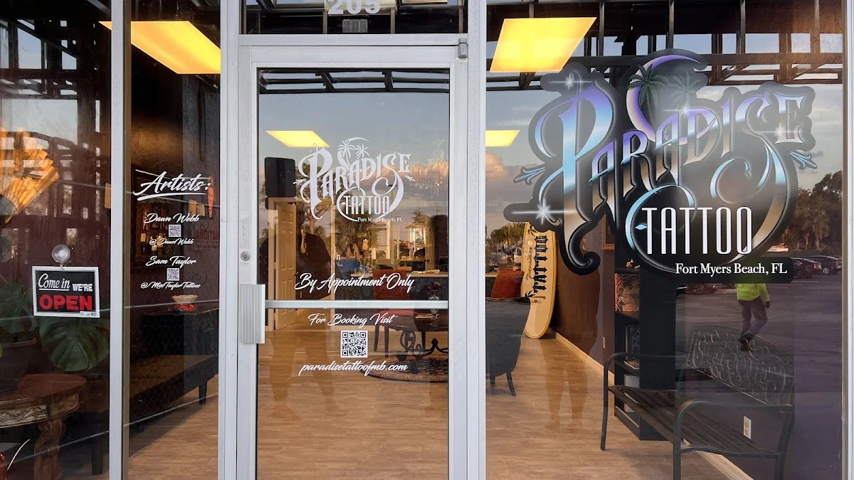 Paradise Tattoo tattoo shop in Fort Myers, FL