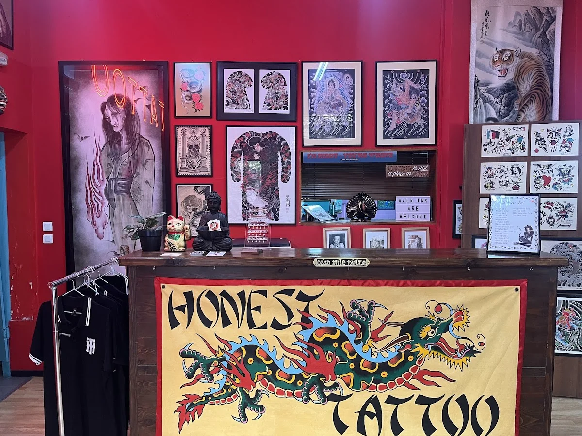 Honest Tattoo tattoo shop in Athens