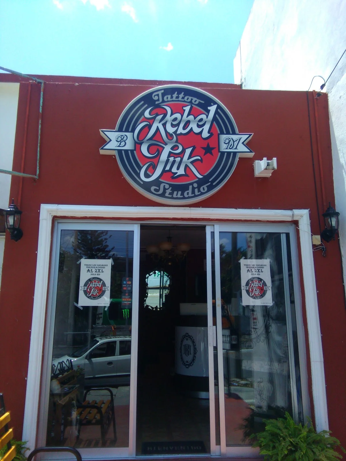 Rebel ink tattoo shop in Merida