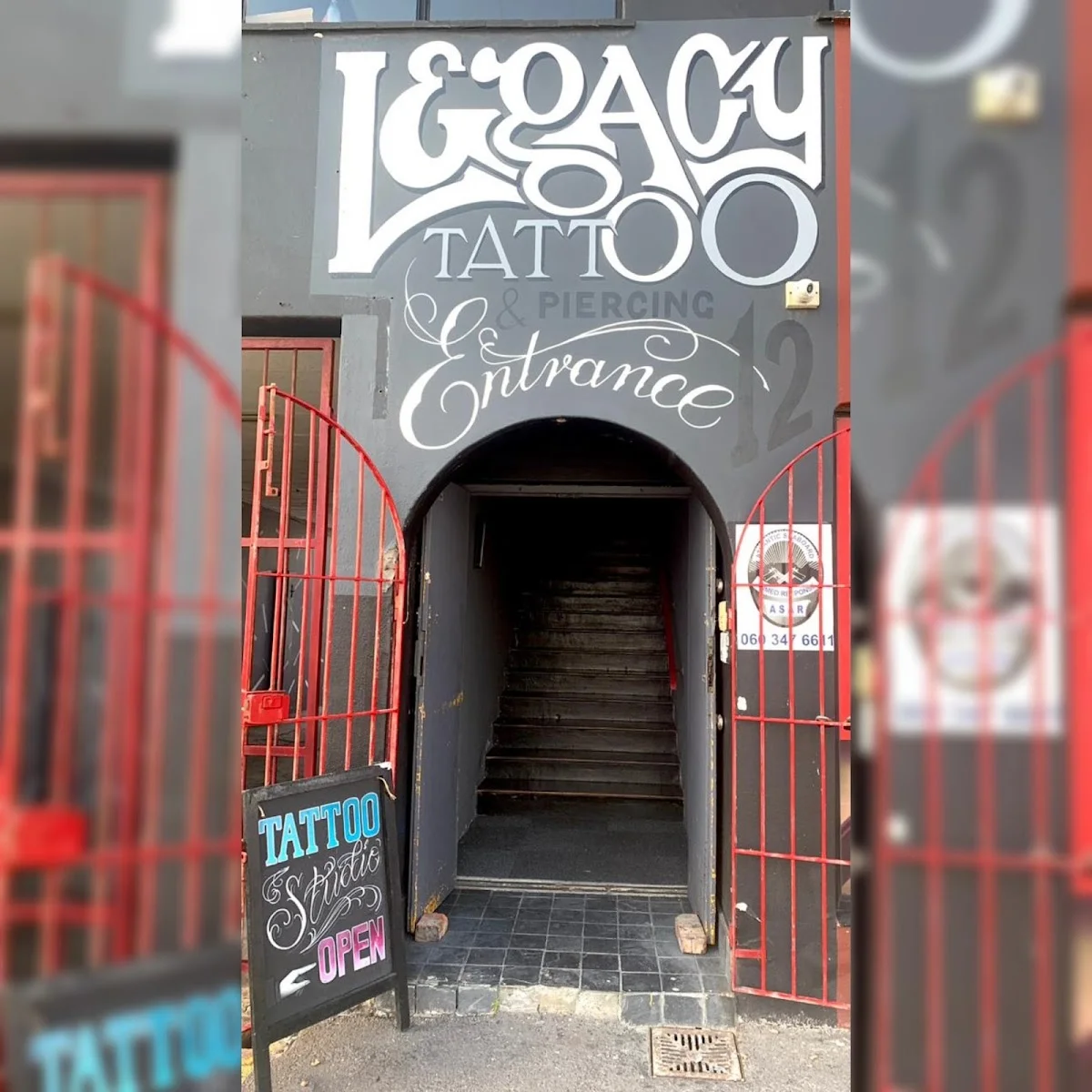 Legacy Ink tattoo shop in Cape Town