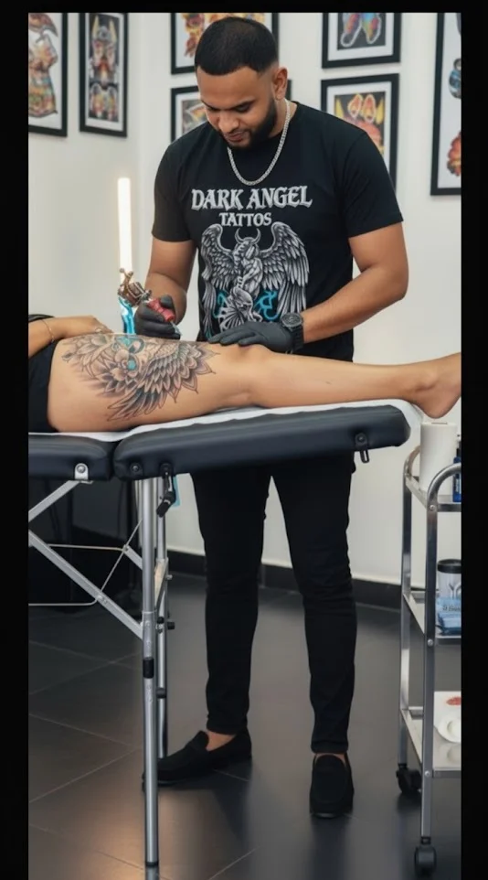 Dark Angel Tattoos & Body Piercing tattoo shop in Durban