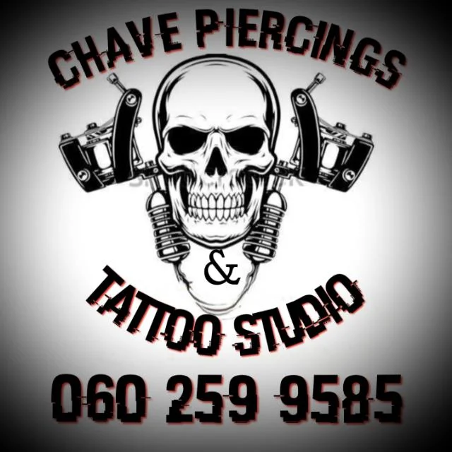 Chave Piercings & Ink tattoo shop in Pretoria