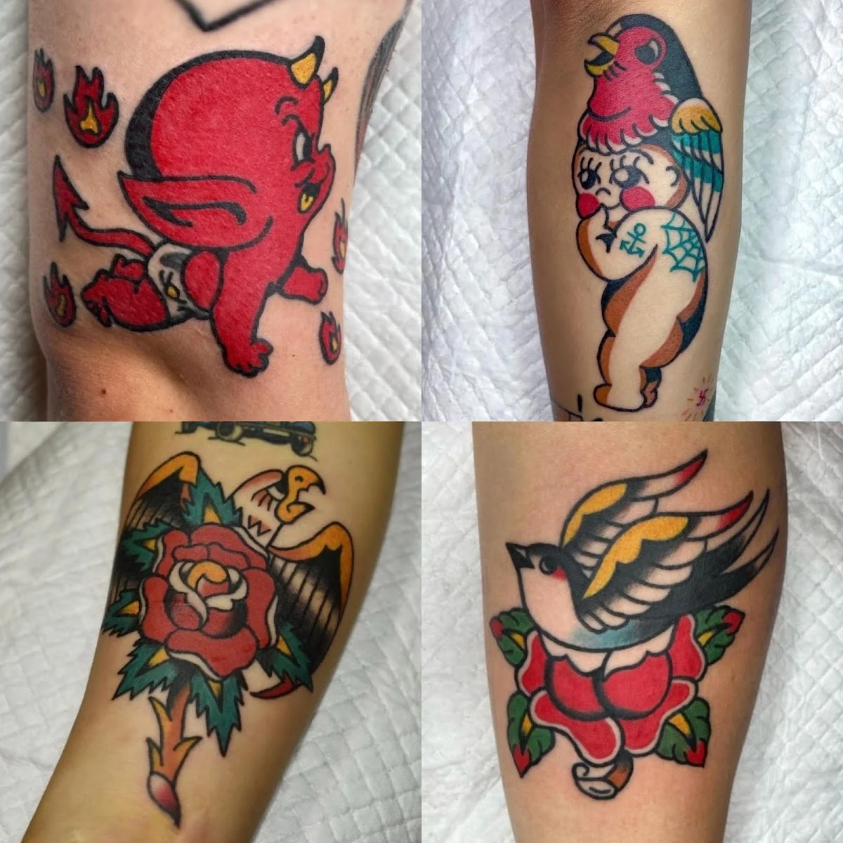 Black hands tattoos studio tattoo shop in Busan