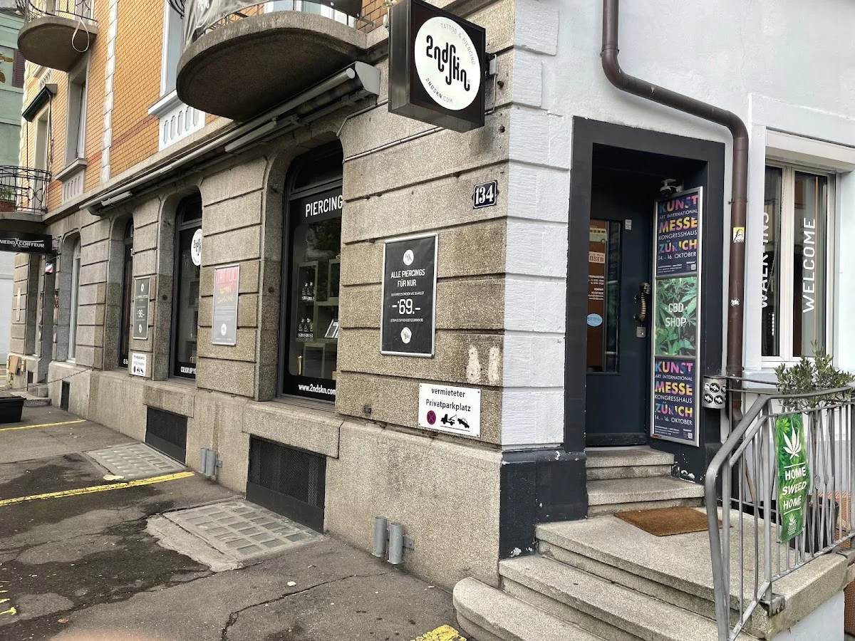 2nd Skin Tattoo & Piercing Altstetten tattoo shop in Zurich