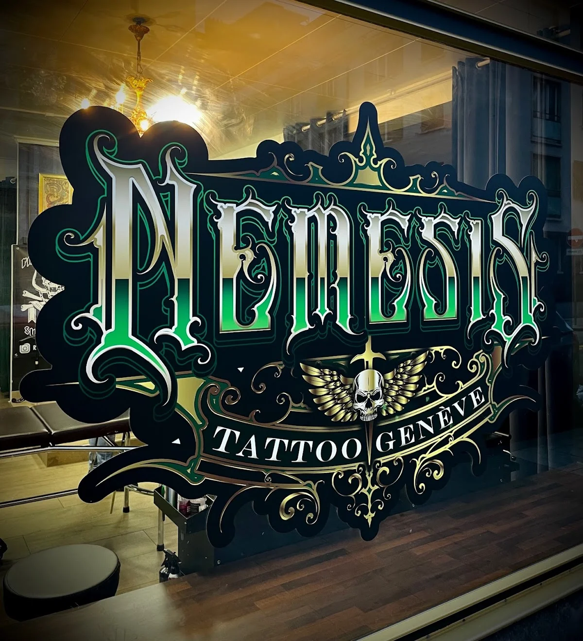 Nemesis Tattoo GVA tattoo shop in Geneve