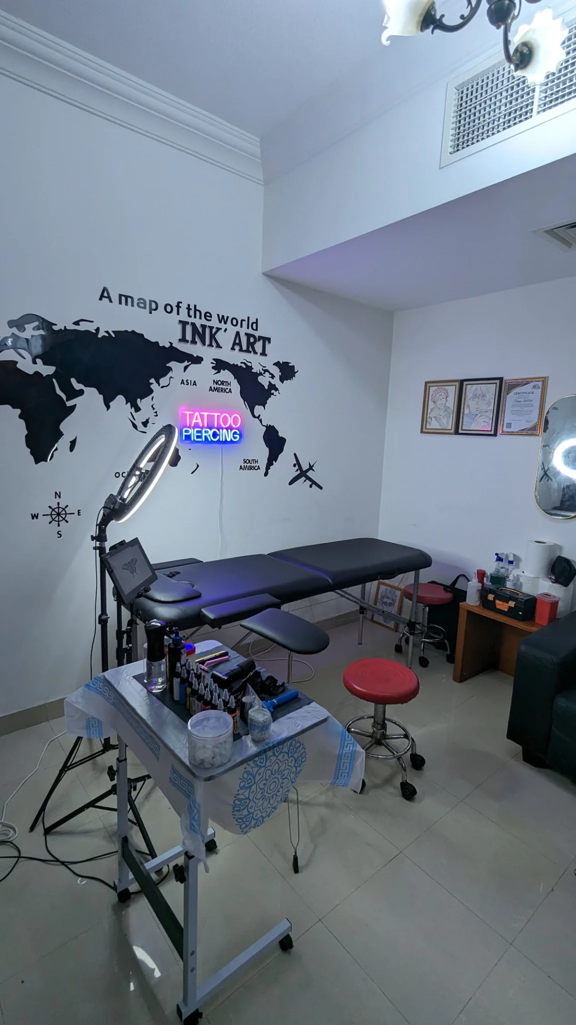 Ink'Art Tattoo & Piercings tattoo shop in Sharjah