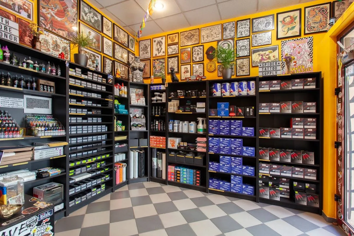 Spider Tattoo Supply tattoo shop in Poznan