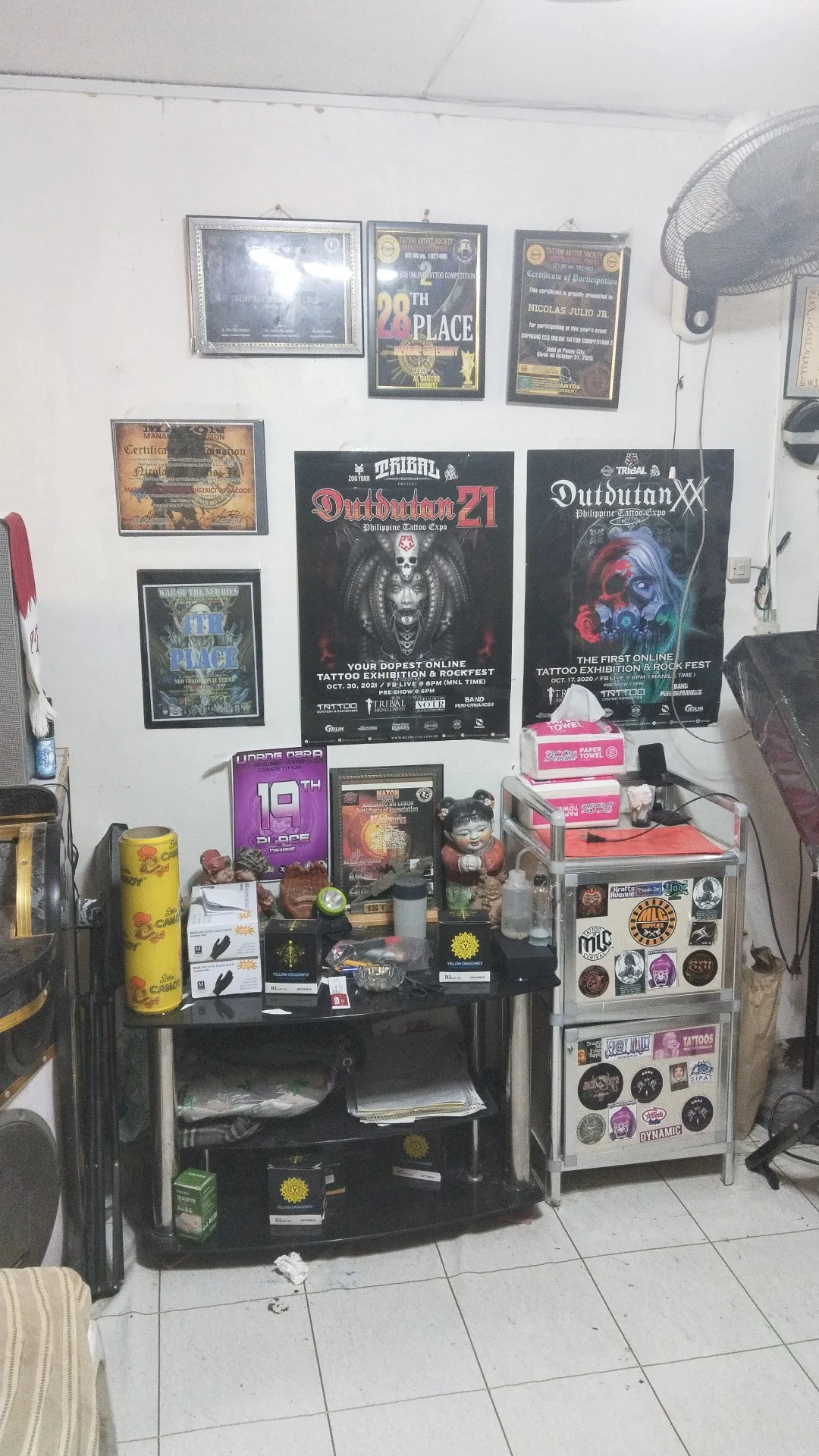 NJ inkworkz tattoo studio tattoo shop in Las Pinas
