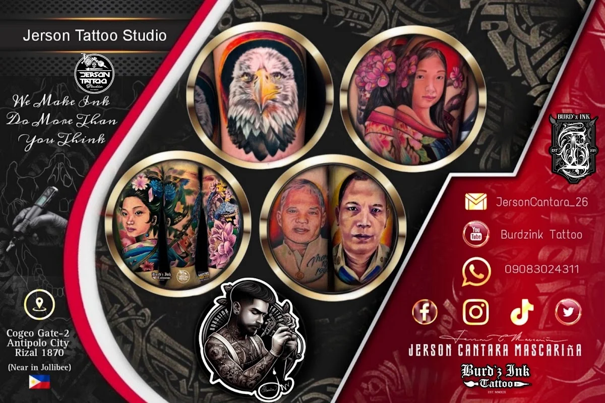 Jerson Tattoo Studio tattoo shop in Antipolo