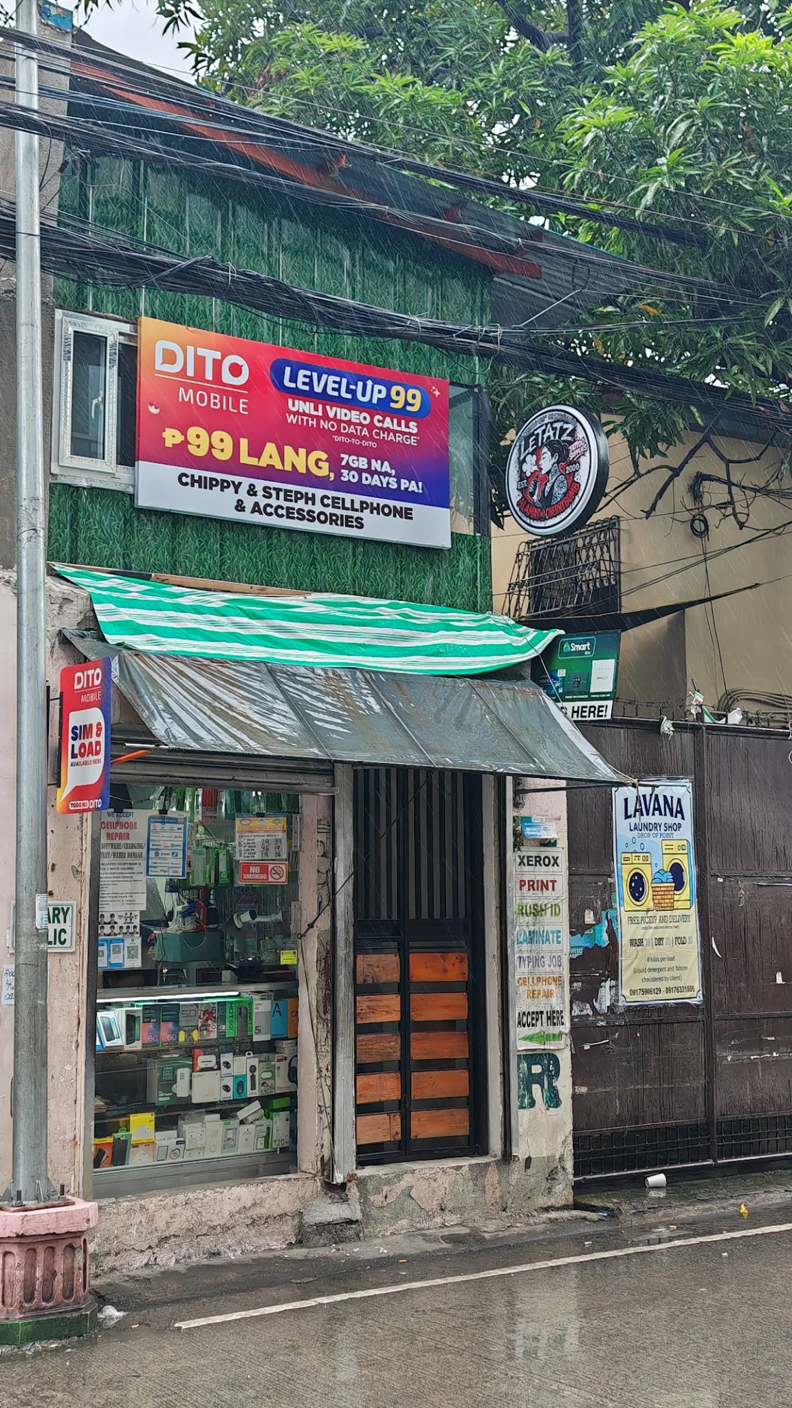 The CherrybombTattoo Shoppe/LeTatz Tattoo Supplies tattoo shop in Pasay