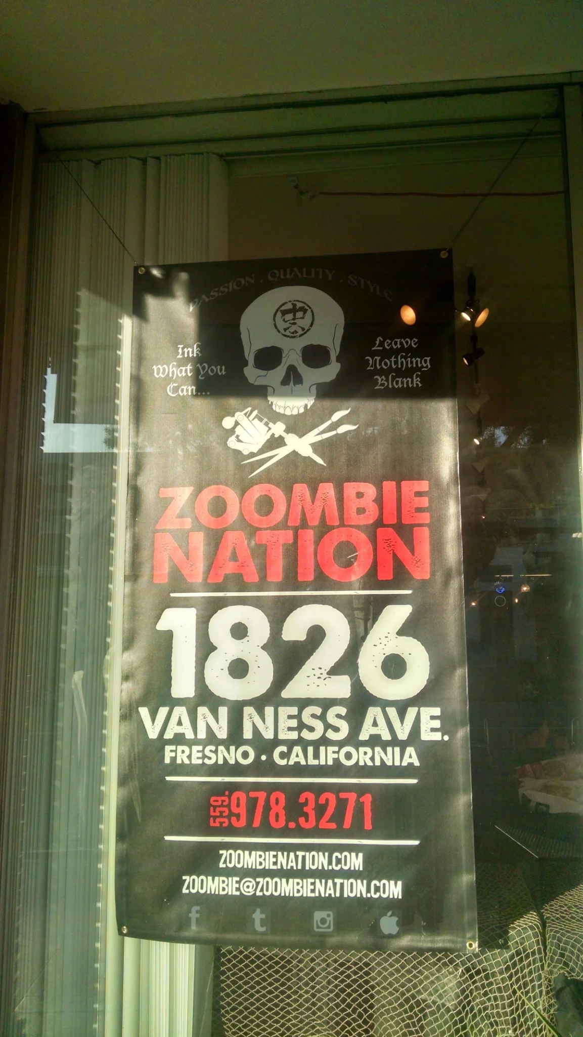 Zoombie Nation Tattoo Studio tattoo shop in Fresno, CA
