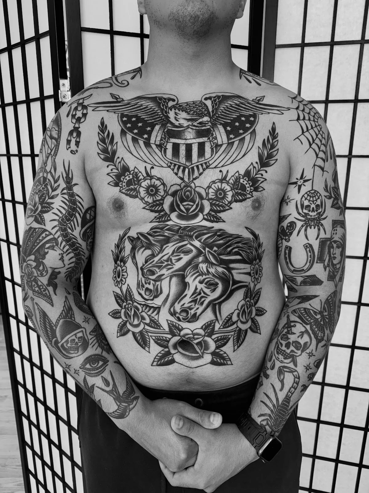 Iron horse tattoo studio photo