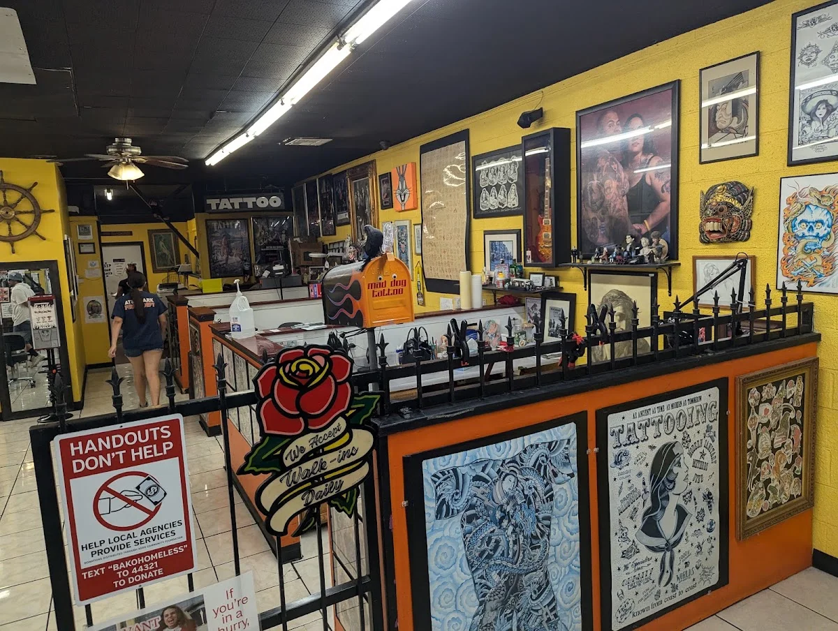 Mad Dog Tattoo tattoo shop in Bakersfield, CA