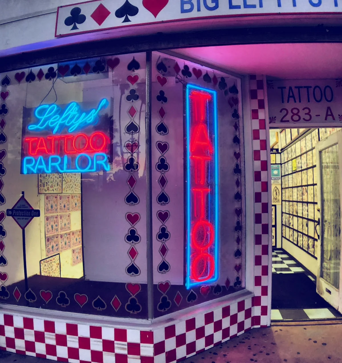 Lefty's Tattoo & Body Piercing tattoo shop in Chula Vista, CA