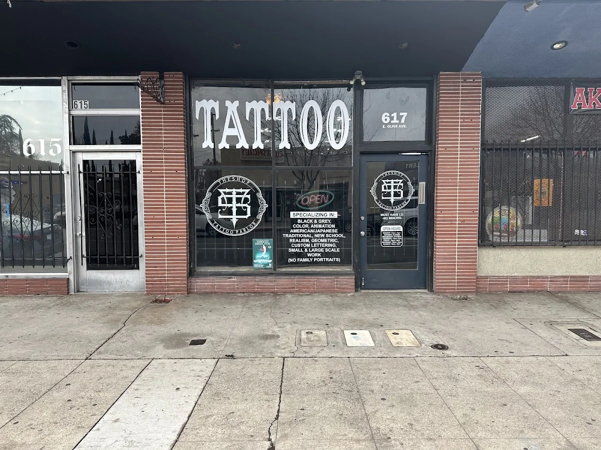 The Shop Tattoo Parlor tattoo shop in Fresno, CA