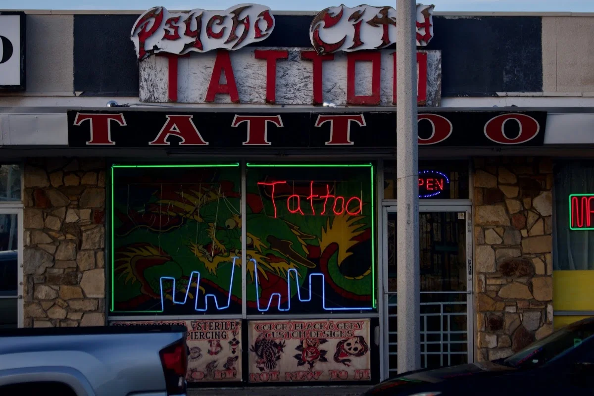 Psycho City Tattooing tattoo shop in Lancaster, CA