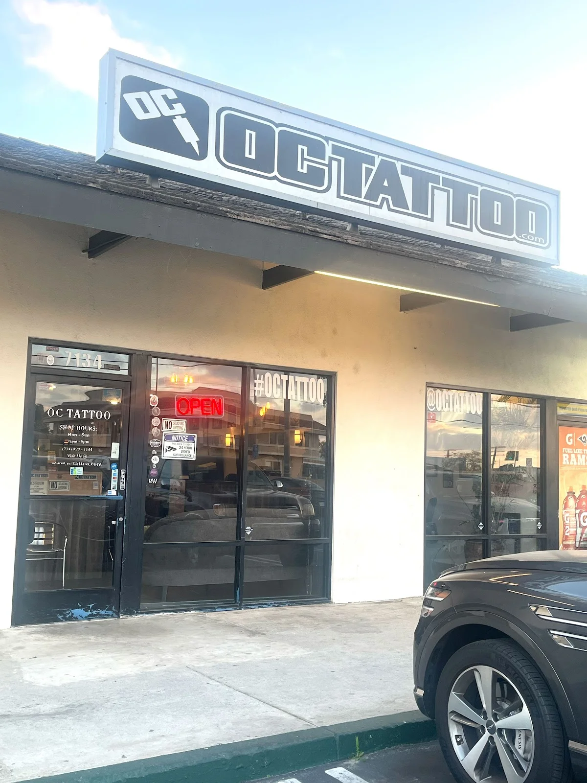 OC Tattoo and Body Piercing of Orange County California tattoo shop in Garden Grove, CA