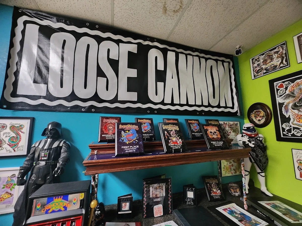 Loose Cannons Tattoo & Piercing tattoo shop in Killeen, TX