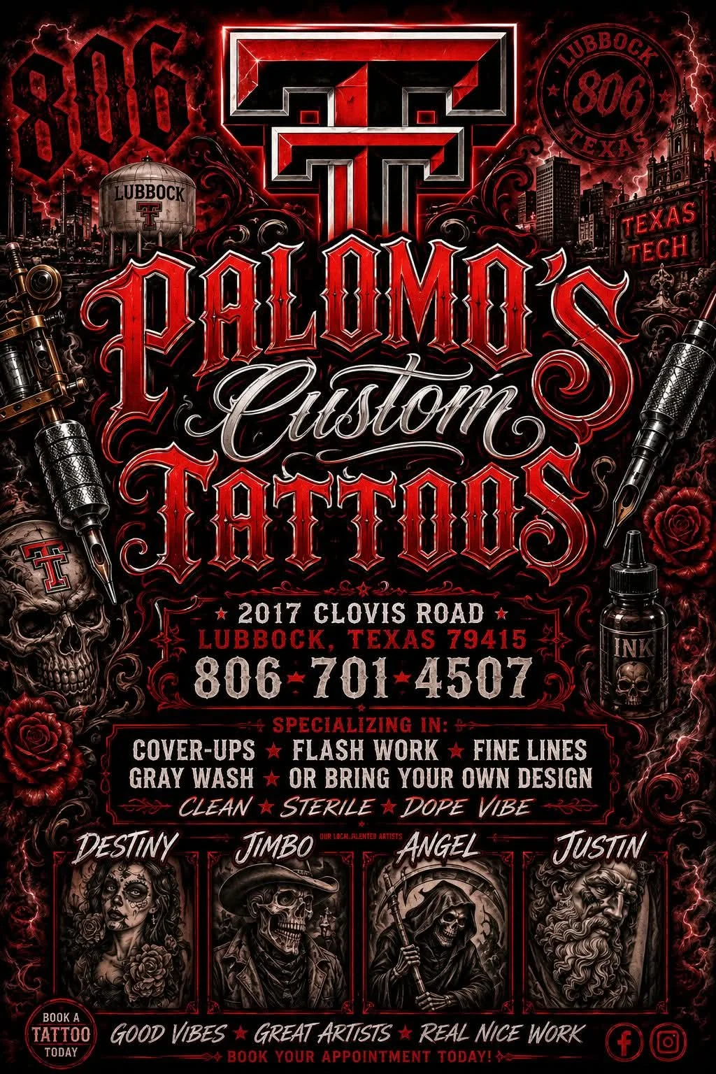 Palomos Custom Tattoos photo