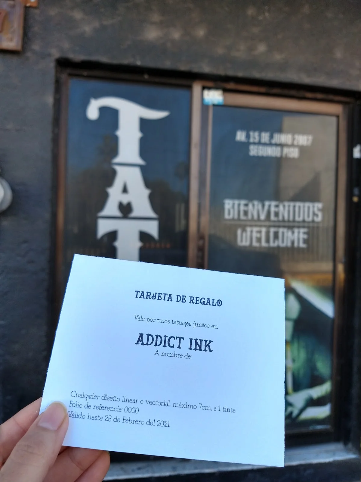Addict INK tattoo shop in Laredo, Tamps.