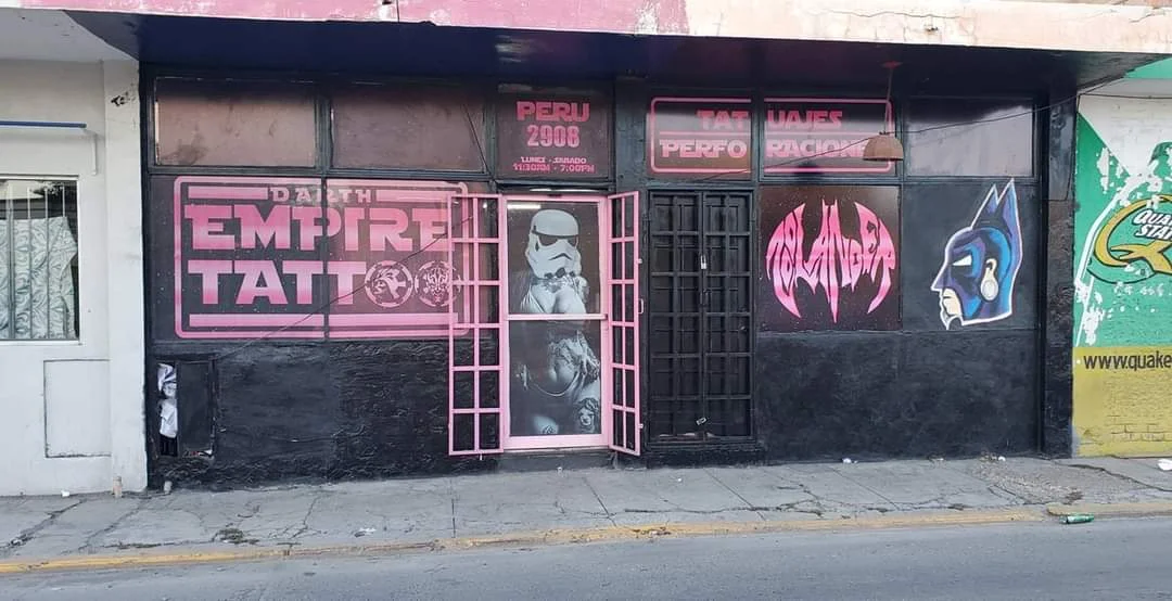Darth Empire Tattoo tattoo shop in Laredo, Tamps.