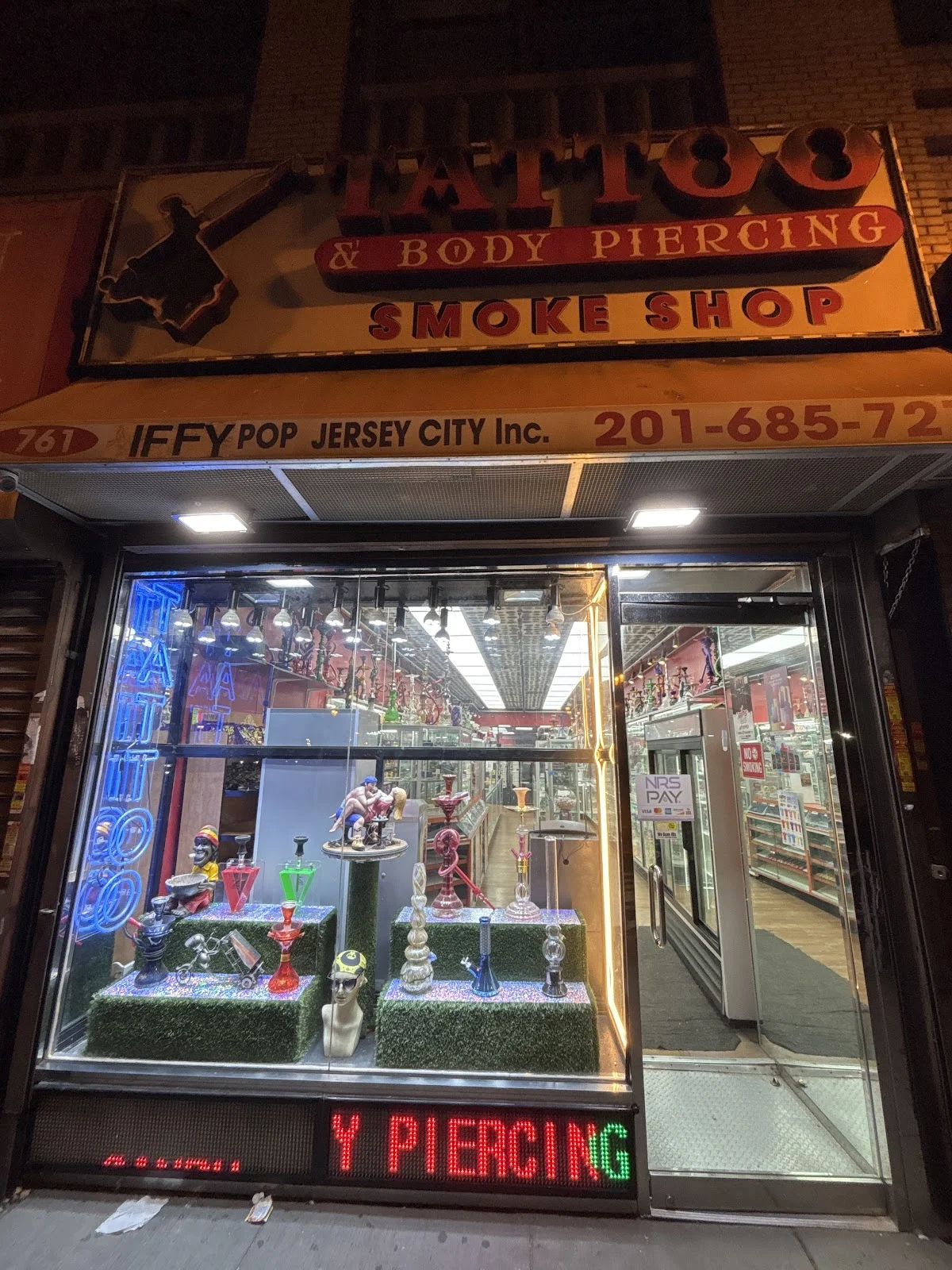 Village Pop Smokeshop/Tattoo&piercing tattoo shop in Jersey City, NJ