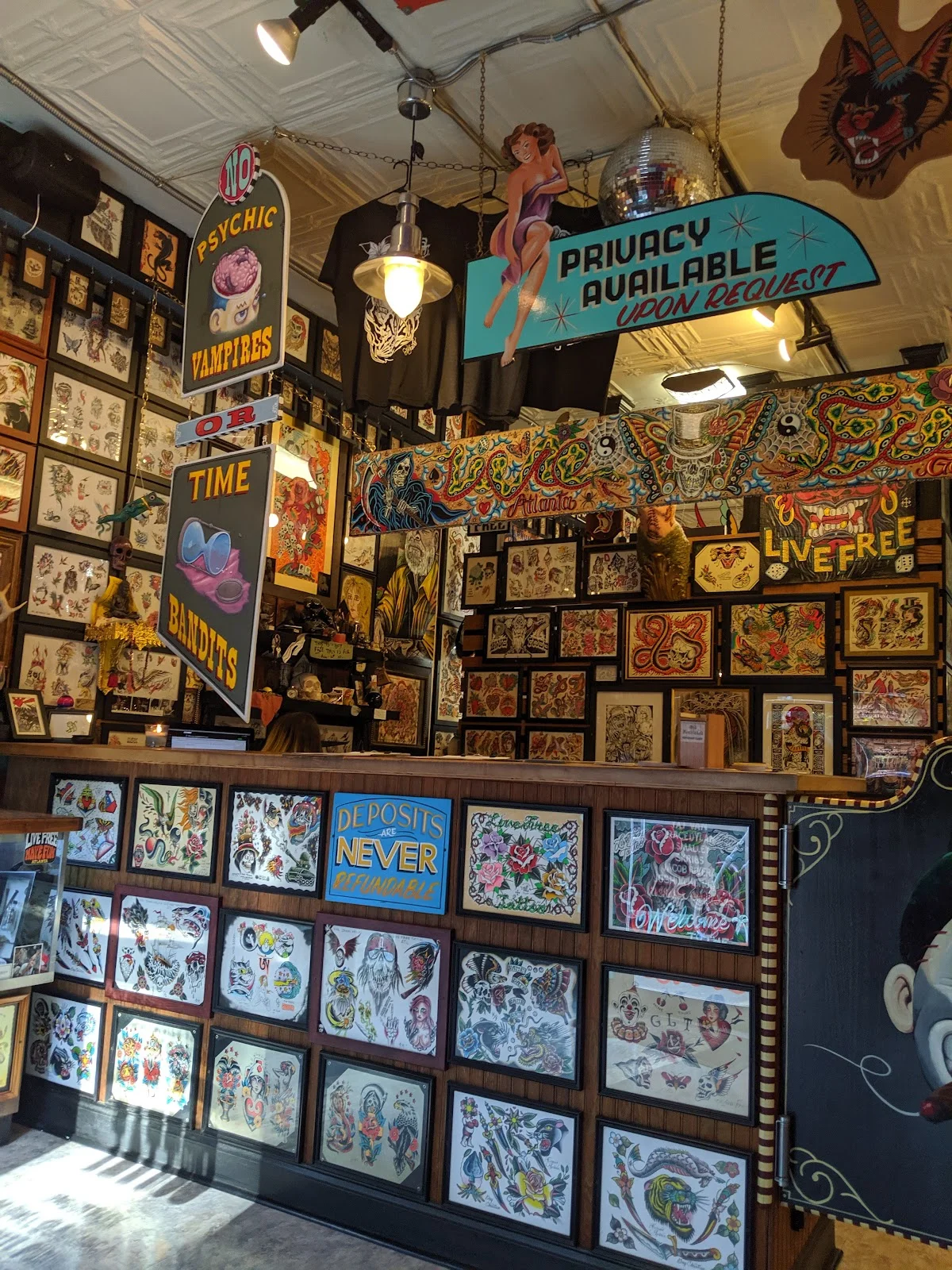 Live Free Tattoo tattoo shop in Atlanta, GA