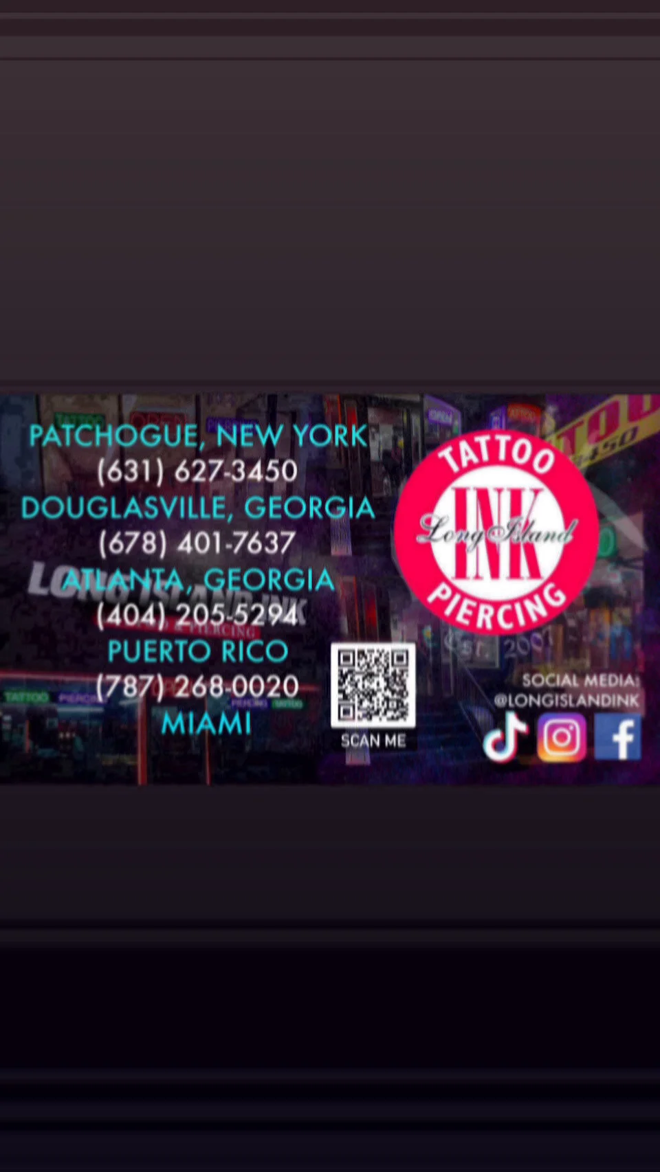 Long Island Ink Tattoos & Piercings tattoo shop in Atlanta, GA