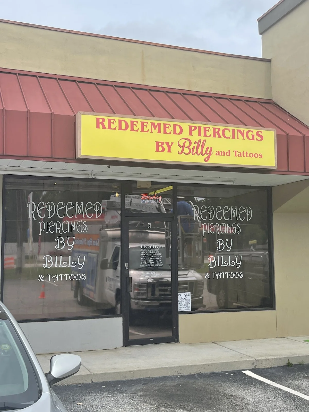 Redeemed Piercings by Billy & Tattoos tattoo shop in Augusta, GA