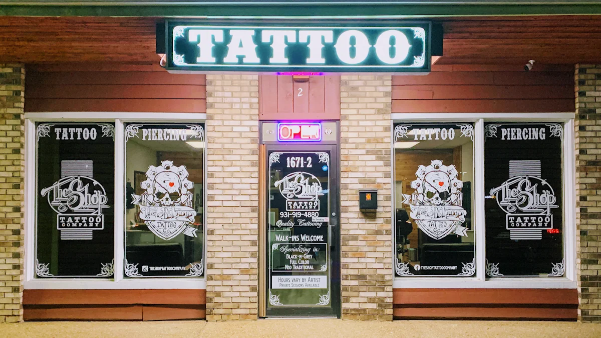The Shop Tattoo Company tattoo shop in Clarksville, TN