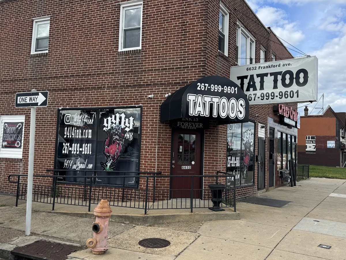 9414 Ink tattoo shop in Philadelphia, PA