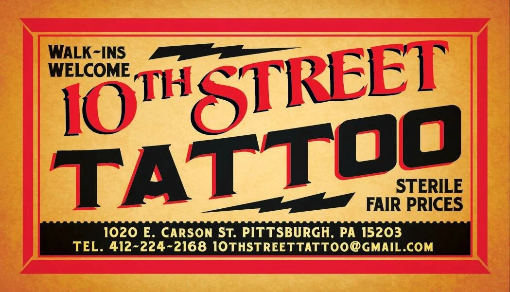 10th Street Tattoo tattoo shop in Pittsburgh, PA